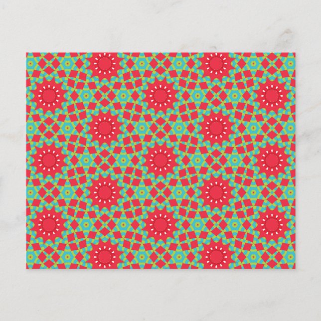 Christmas Holiday Charm Pattern Scrapbook Paper (Front)