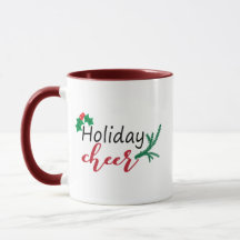 Christmas Holiday Cheer Holly Xmas Gift