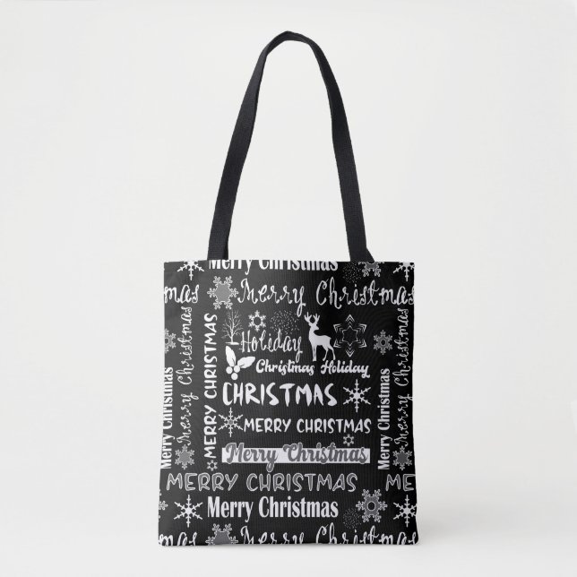 Christmas holiday, Christmas pattern  Tote Bag (Front)