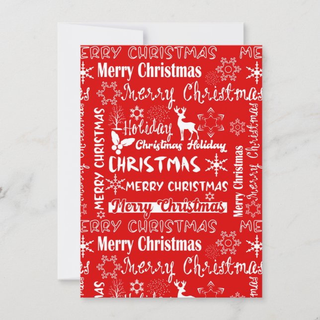 Christmas holiday, Christmas pattern, winter  (Front)