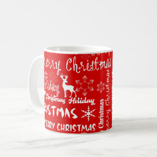 Christmas holiday, Christmas pattern, winter Coffee Mug
