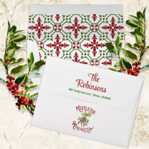 Christmas Holiday Cocktail Party Envelope