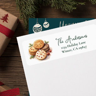 Christmas Holiday Cookie Exchange Address Label