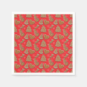 Christmas Holiday Cookie Napkin