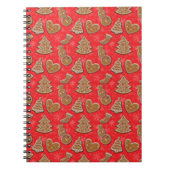 Christmas Holiday Cookie Notebook (Front)