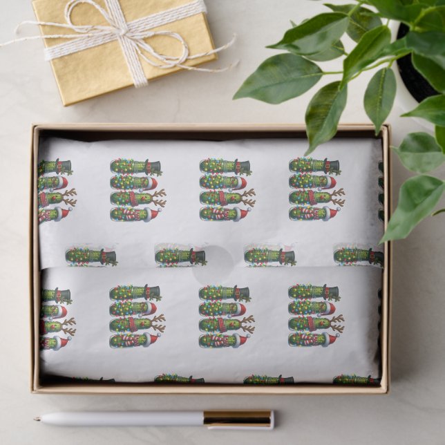 Christmas Holiday Dill Pickles Gift Tissue Paper (Gift)