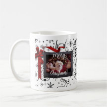 Christmas Holiday Dog Themed Coffee Mug