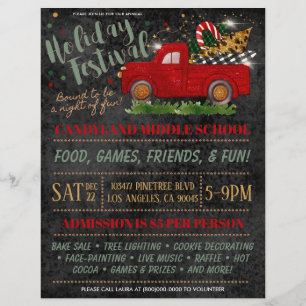 Christmas Holiday Festival Boutique Flyer