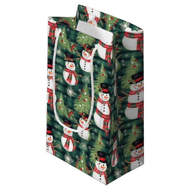 Christmas Holiday Gift Bag (Front Angled)