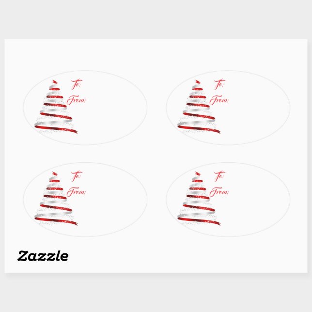 Christmas Holiday Gift Tag Sticker (Sheet)