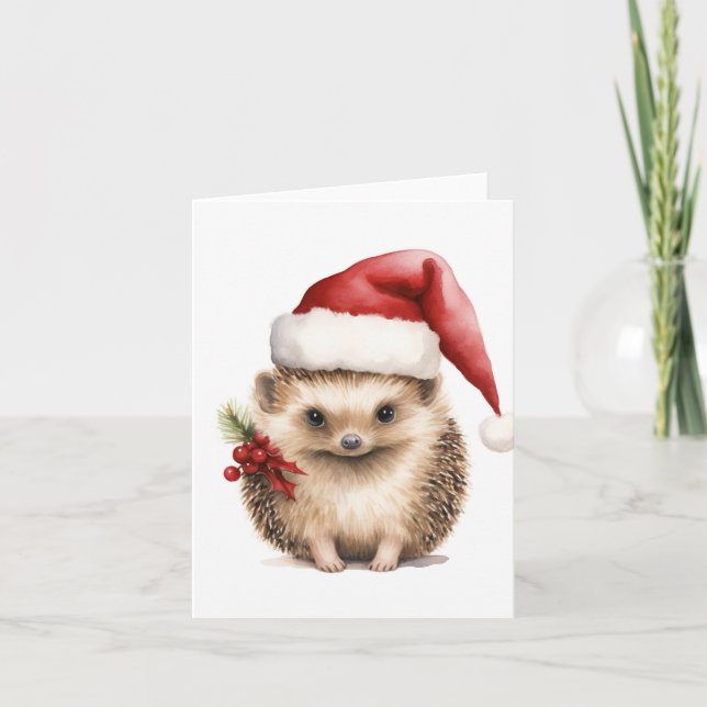 Christmas Holiday  Hedgehog (Front)