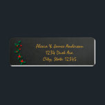Christmas Holiday Holly Chalkboard Address Labels<br><div class="desc">Christmas Holiday Holly Chalkboard Address Labels. Matching items in my store.</div>
