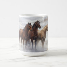 Christmas Holiday Horses Pretty 