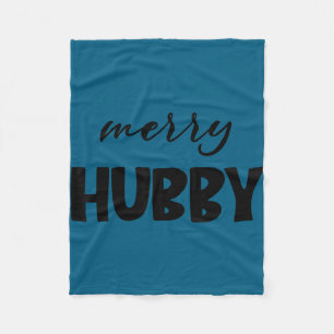 Christmas holiday husband family matching xmas fleece blanket