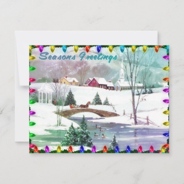 Christmas Holiday invitation (Front)