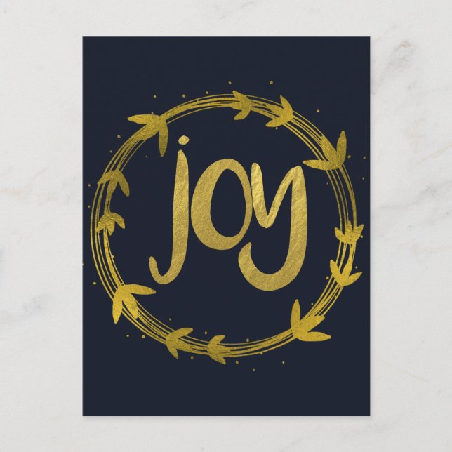 Christmas Holiday Joy Postcard (Front)