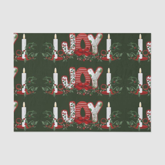 Christmas Holiday Joy Tissue Paper (Front)