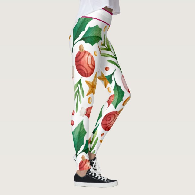 Christmas Holiday Leggings  (Right)