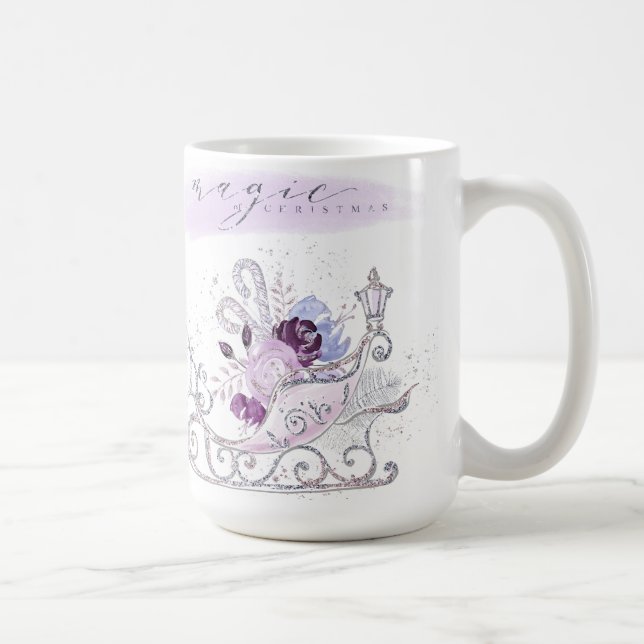 Christmas Holiday - Magic of Christmas - Unicorns Coffee Mug (Right)