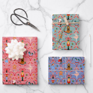 Christmas Holiday - Nutcracker Wrapping Paper Sheet