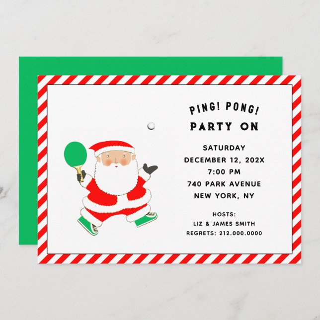 Christmas Holiday Open House Invitations (Front/Back)
