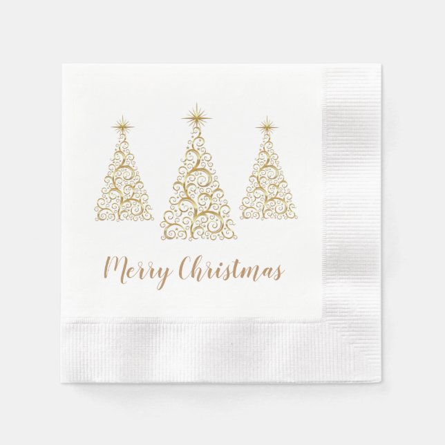 Christmas Holiday Paper Napkins (Front)