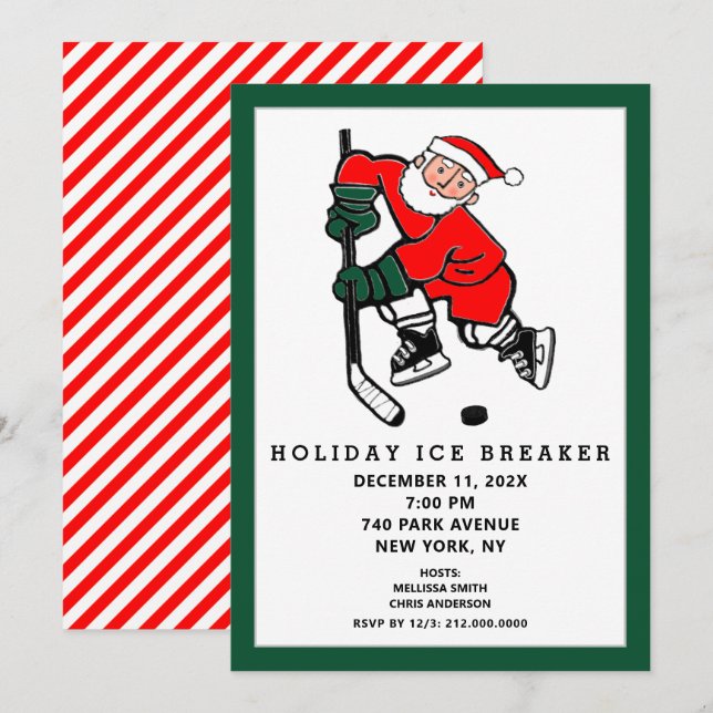 Christmas Holiday Party Invitation (Front/Back)