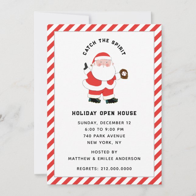 Christmas Holiday Party Invitation (Front)