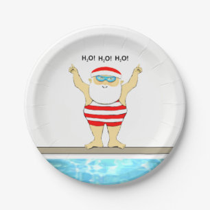 Christmas Holiday Party Paper Plate