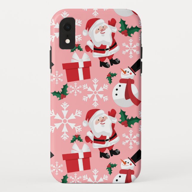 Christmas Holiday Pattern Case-Mate iPhone Case (Back)