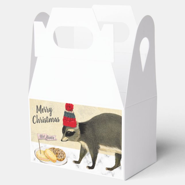 Christmas holiday personalized cookie treat box (Opened)