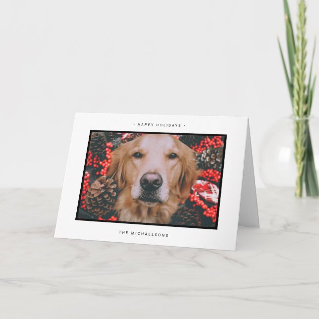 CHRISTMAS HOLIDAY PHOTO | Christmas Holly (Front)