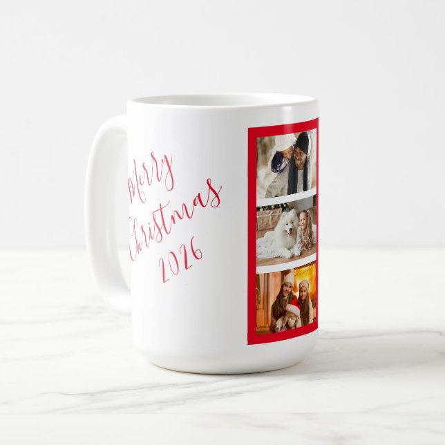 Christmas Holiday Photo Home Decor Keepsake Coffee Mug (Front Left)