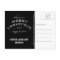 CHRISTMAS HOLIDAY PHOTO POSTCARD | BLACK