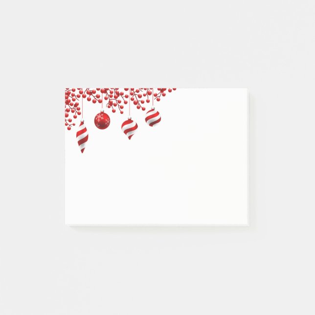 Christmas Holiday Post It Notes (Front)