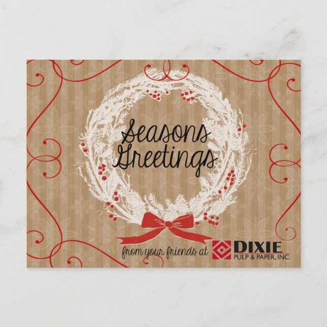 Christmas Holiday Postcard (Front)