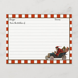 Christmas Holiday Recipe Cards