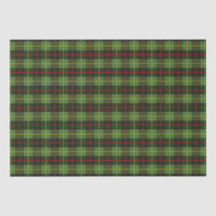 Christmas Holiday Red and Green Plaid Tissue Paper