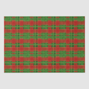 Christmas Holiday Red, Green and Gold Tissue Paper