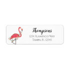 Christmas Holiday Return Adresse Flamants roses ro