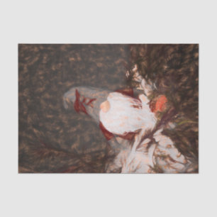 Christmas Holiday Rustic Vintage Gnome Tissue Paper