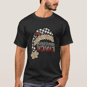 Christmas Holiday Santa's Favourite NONNA Buffalo T-Shirt