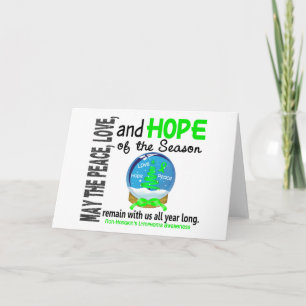 Christmas Holiday Snow Globe Non-Hodgkins Lymphoma
