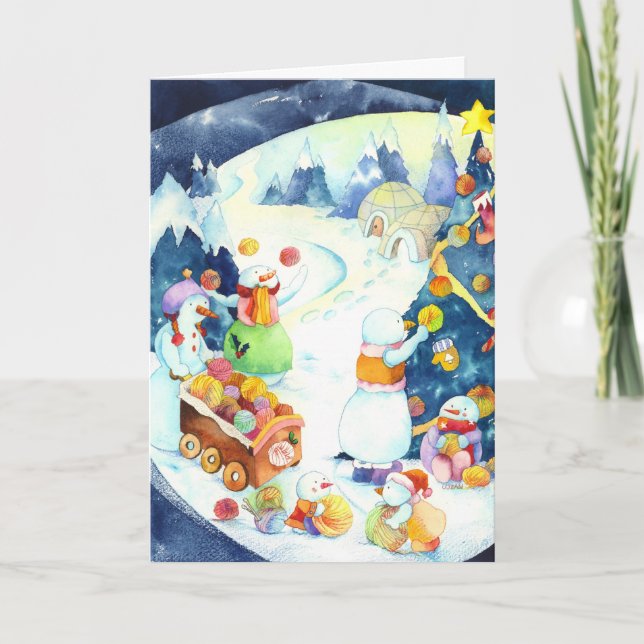 Christmas Holiday Snowman Land (Front)