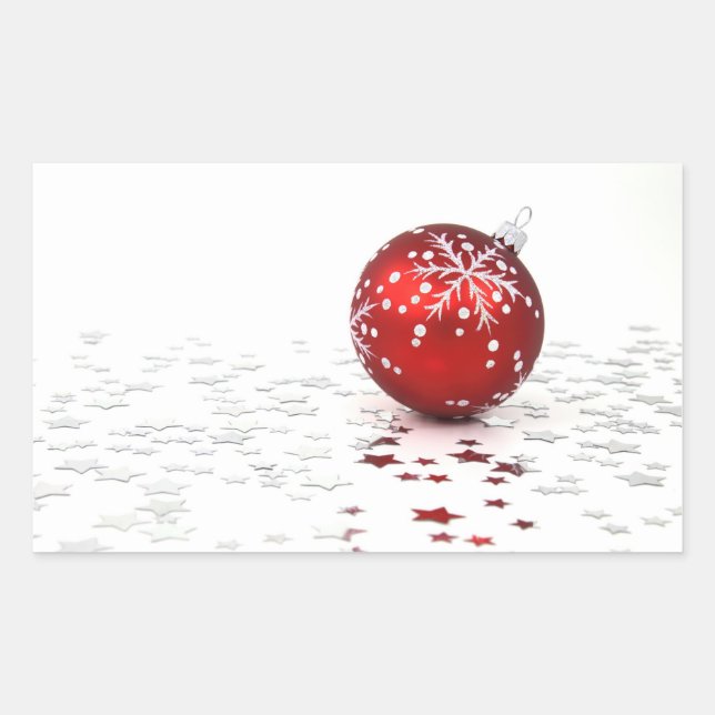 Christmas Holiday Stars Sticker (Front)