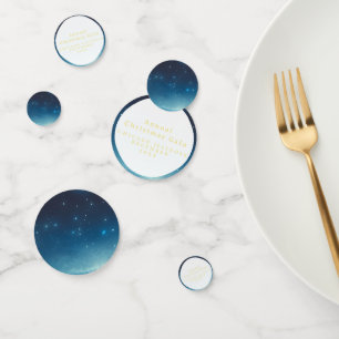Christmas Holiday Stars Table Confetti