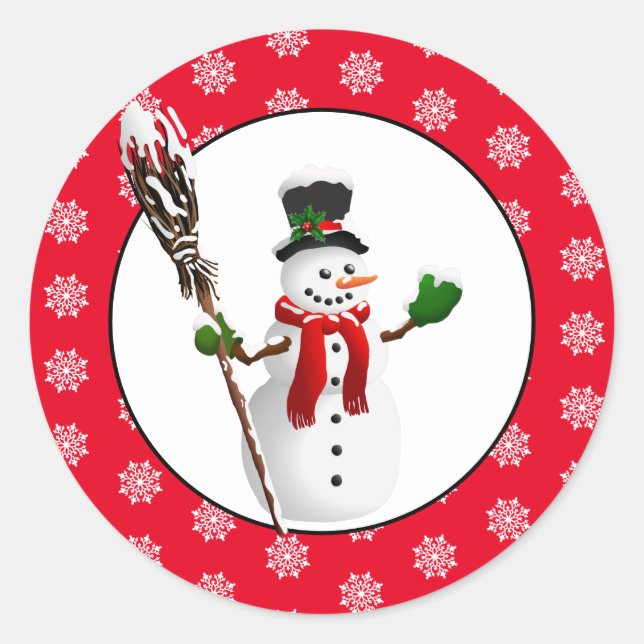 Christmas Holiday Stickers (Front)