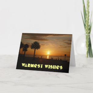 Christmas Holiday Warmest Wishes Card