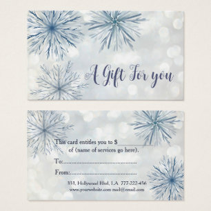 Christmas/holiday watercolor snowflakes