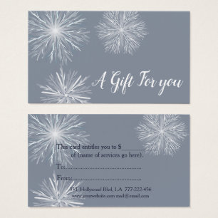 Christmas/holiday watercolor snowflakes